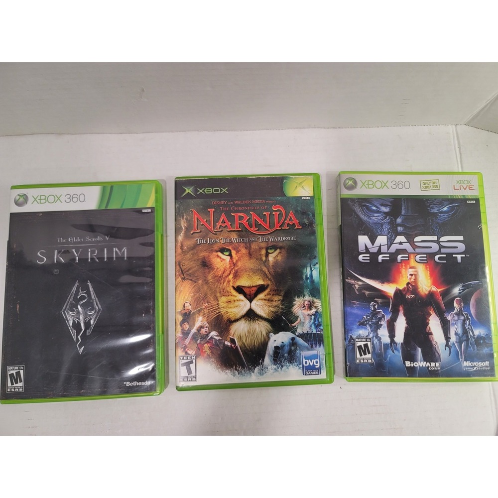 XBOX , XBOX 360 Narnia, Mass Effect, Skyrim